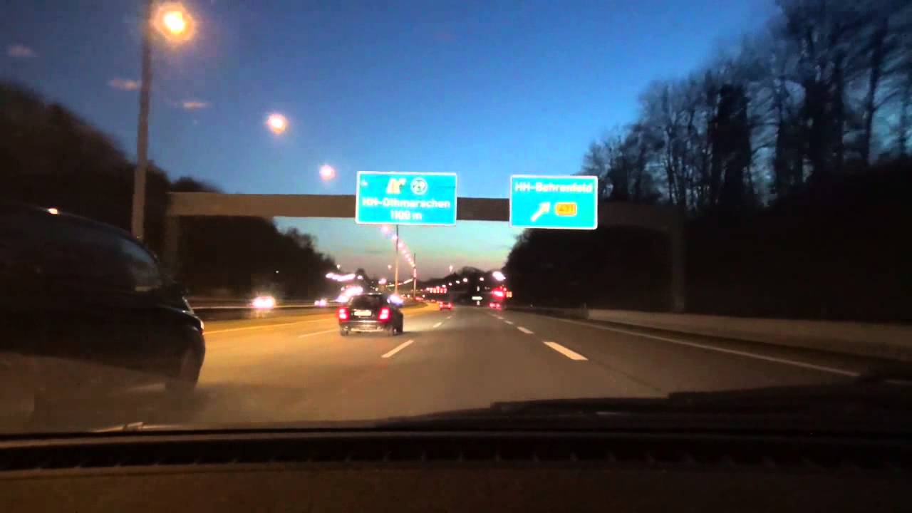 Cruising Hamburg Autobahn A7 & Elbtunnel - Neuer Elbtunnel