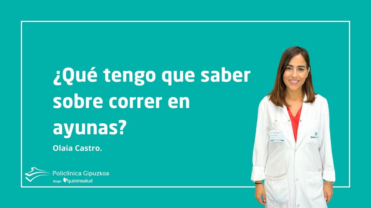 Correr en ayunas. Olaia Castro.