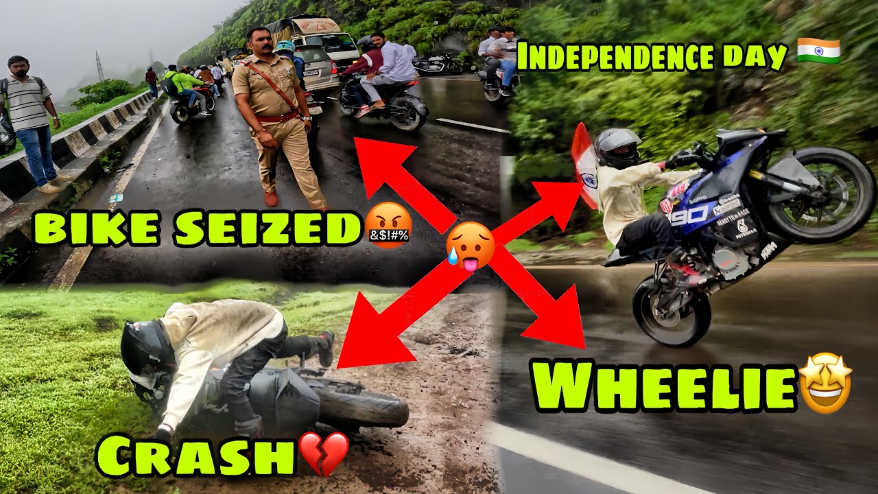 Police Seized Our Bikes🤬|15th August Ride Gone Wrong🥵|Bike Crashed💔| @therealbiker