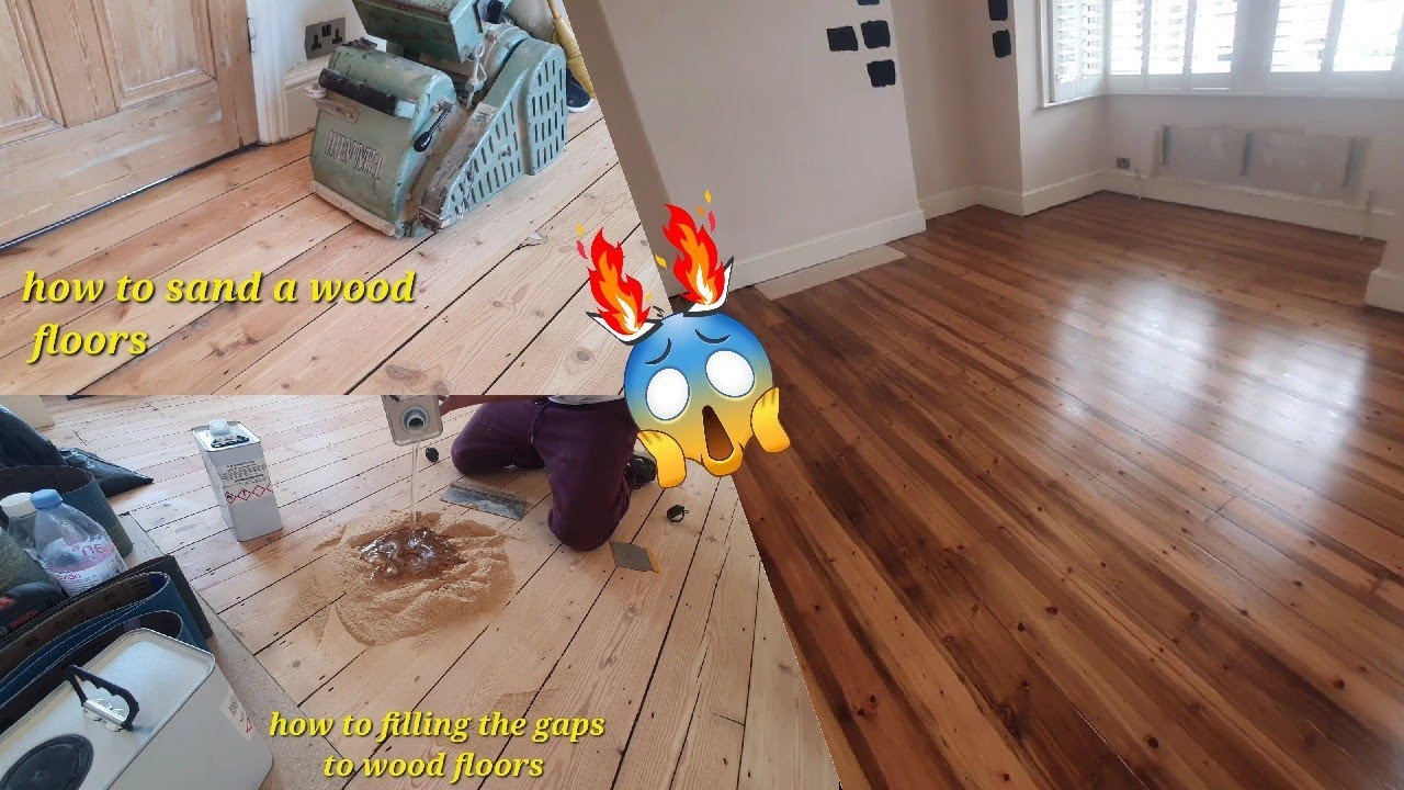 How to refinish wood floors with dark - light oak stain??😱😱