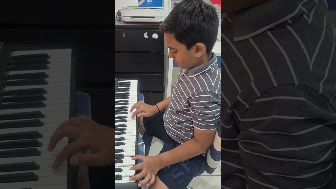 Achutyam k Shivam Krishna damodarm. Ram Narayanm Janaki vallabham in piano # Krishna janamashthmi