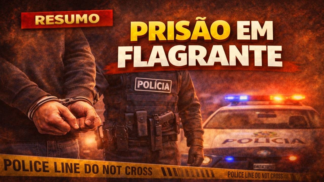 Prisão em Flagrante - As modalidades em menos de 6 minutos