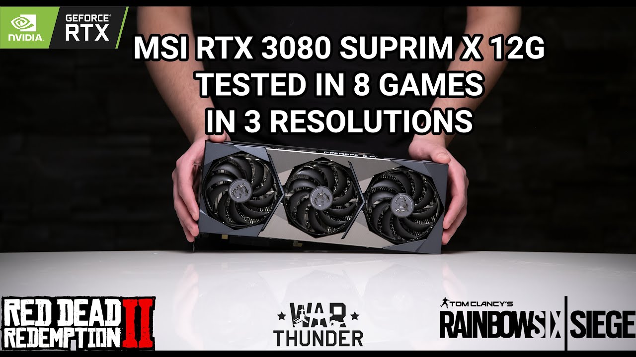 MSI RTX 3080 SUPRIM X 12G | 8 Games Benchmark | FHD | WQHD | UHD