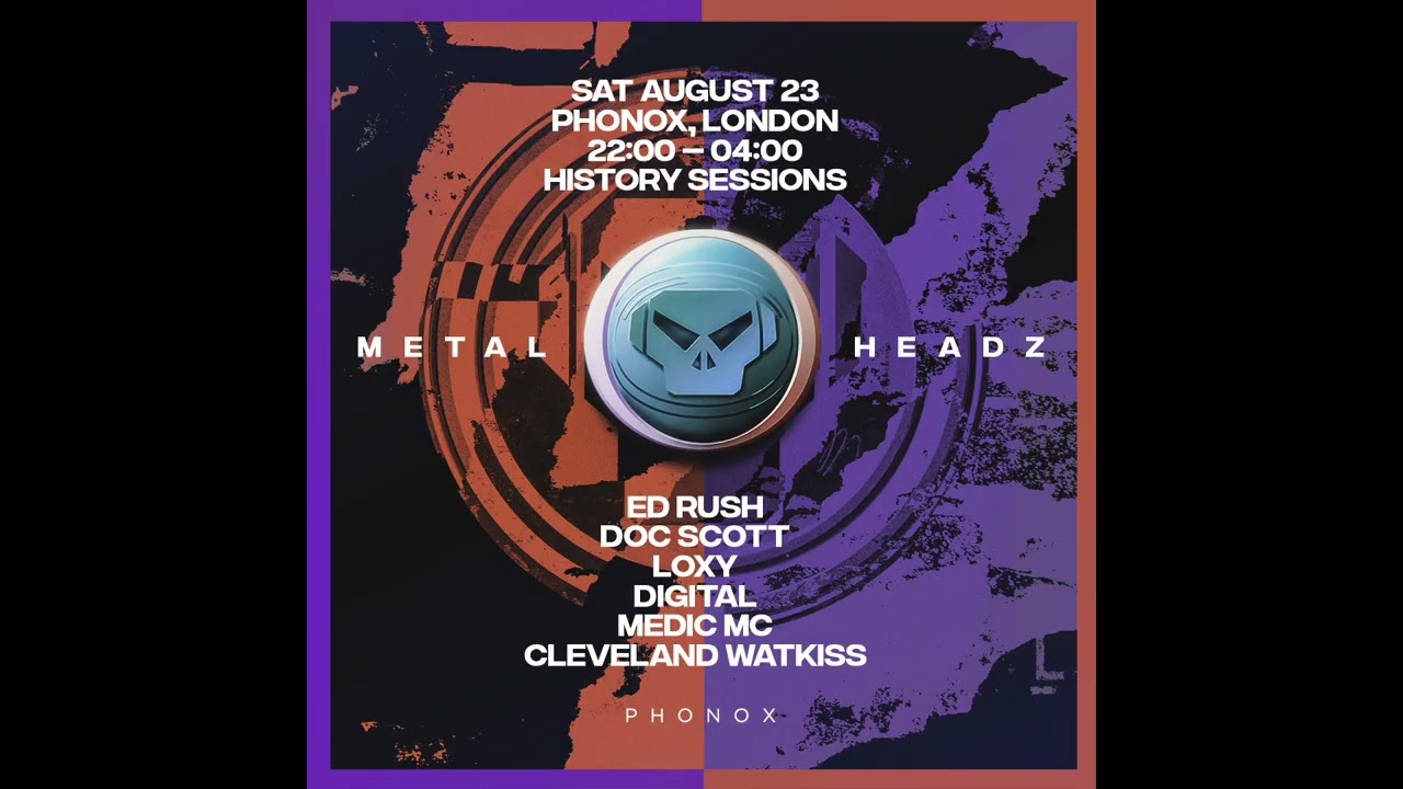 Loxy & Medic MC (Metalheadz History Sessions) - recorded live at Phonox, London - 23/08/2025