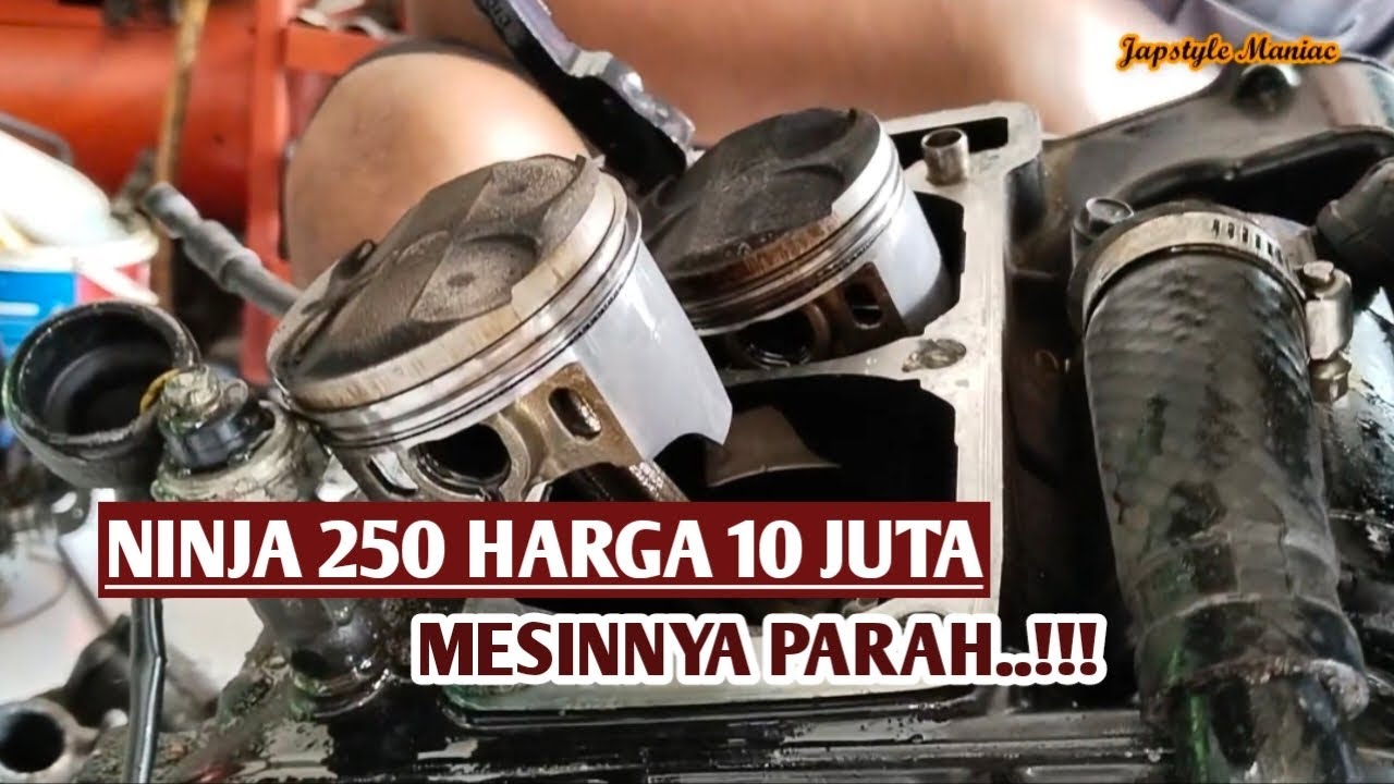 Ninja 250 Karbu Turun Mesin #japstyle #scrambler #caferacer #fyp #viral #ninja250fi #turunmesin