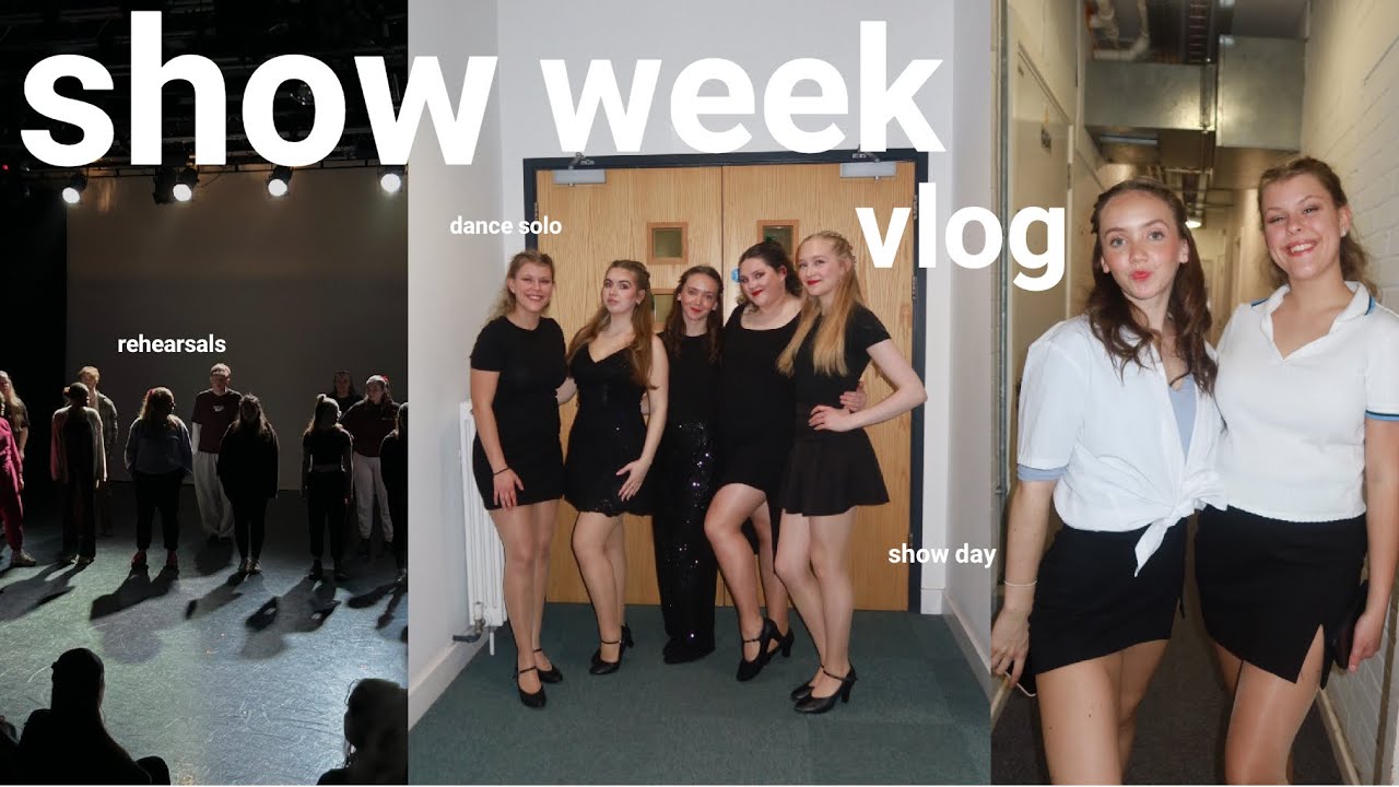 theatre week vlog  ☆ show week as a musical theatre student