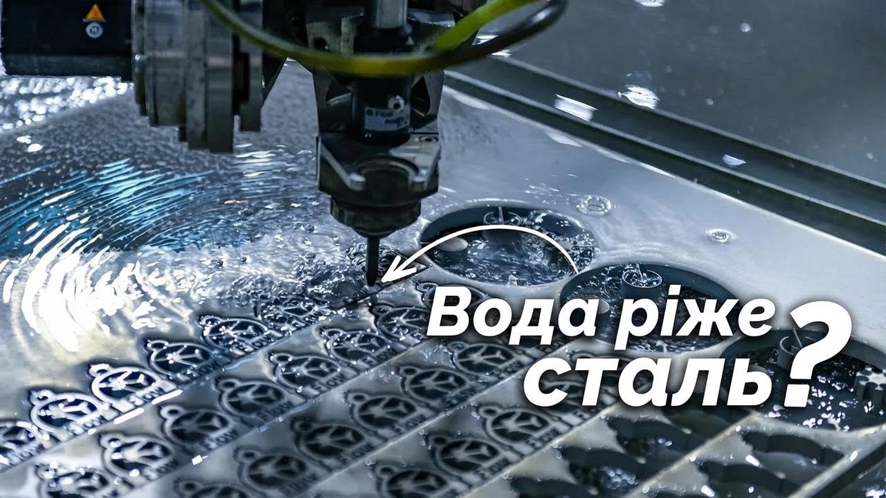 Як вода ріже метал? Секрет водяного різання