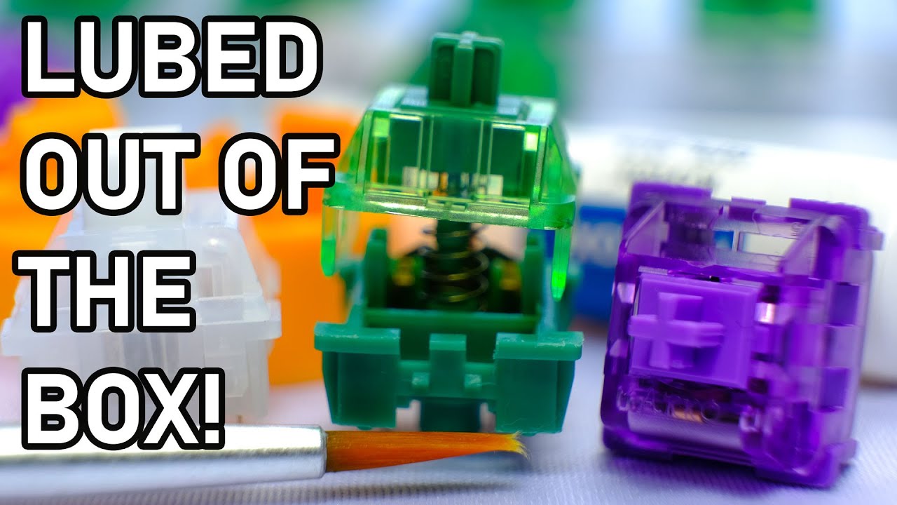 NEVER LUBE AGAIN! Factory hand-lubed Akko CS switches detailed review