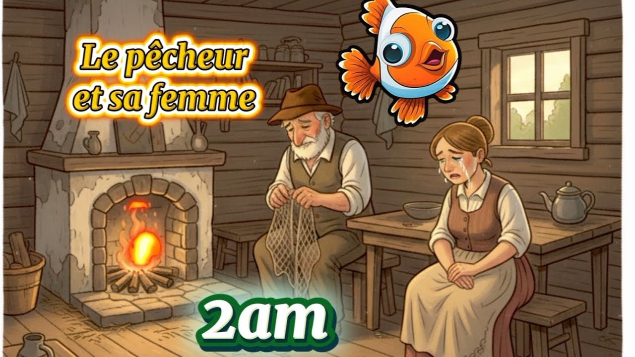 2AM Français : Le Pêcheur et sa Femme –   Compréhension de l'oral Support Audio-Visuel