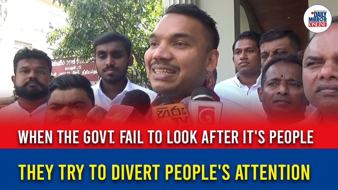 When the govt. fail to look after it's people they try to divert people's attention