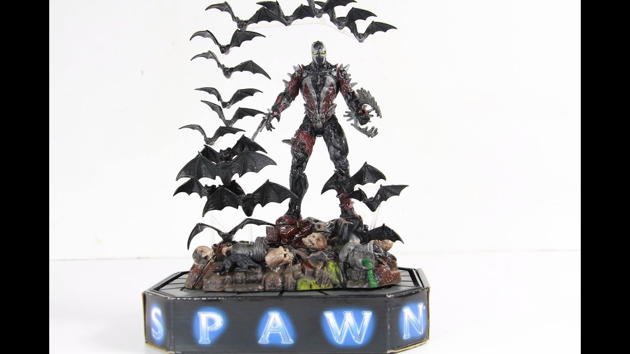 Spawn the movie Special Edition Spiked Spawn in Tank Display Case