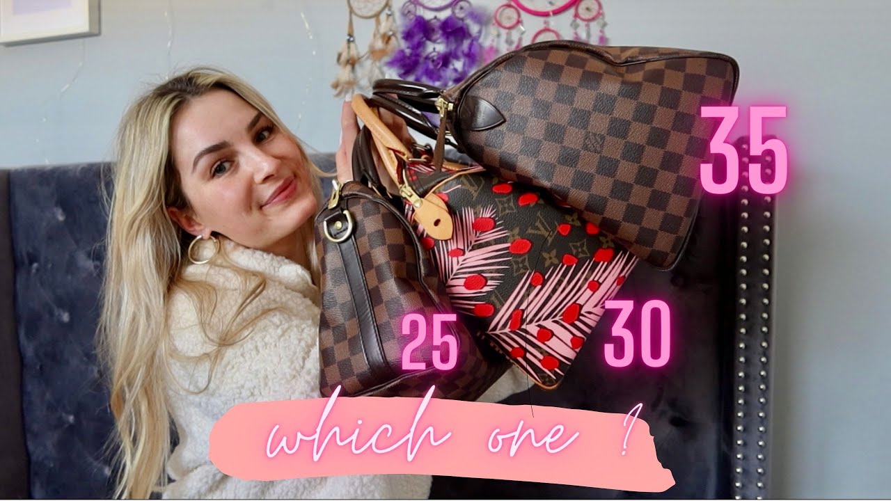 Louis Vuitton Speedy 25 vs. 30 vs. 35 Comparison | Which Bag should you get ?