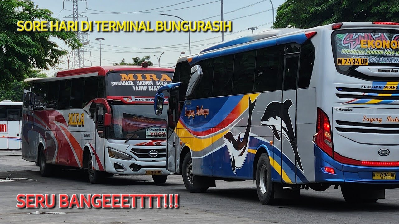 MENIKMATI SUASANA SORE HARI DI TERMINAL BUNGURASIH SURABAYA