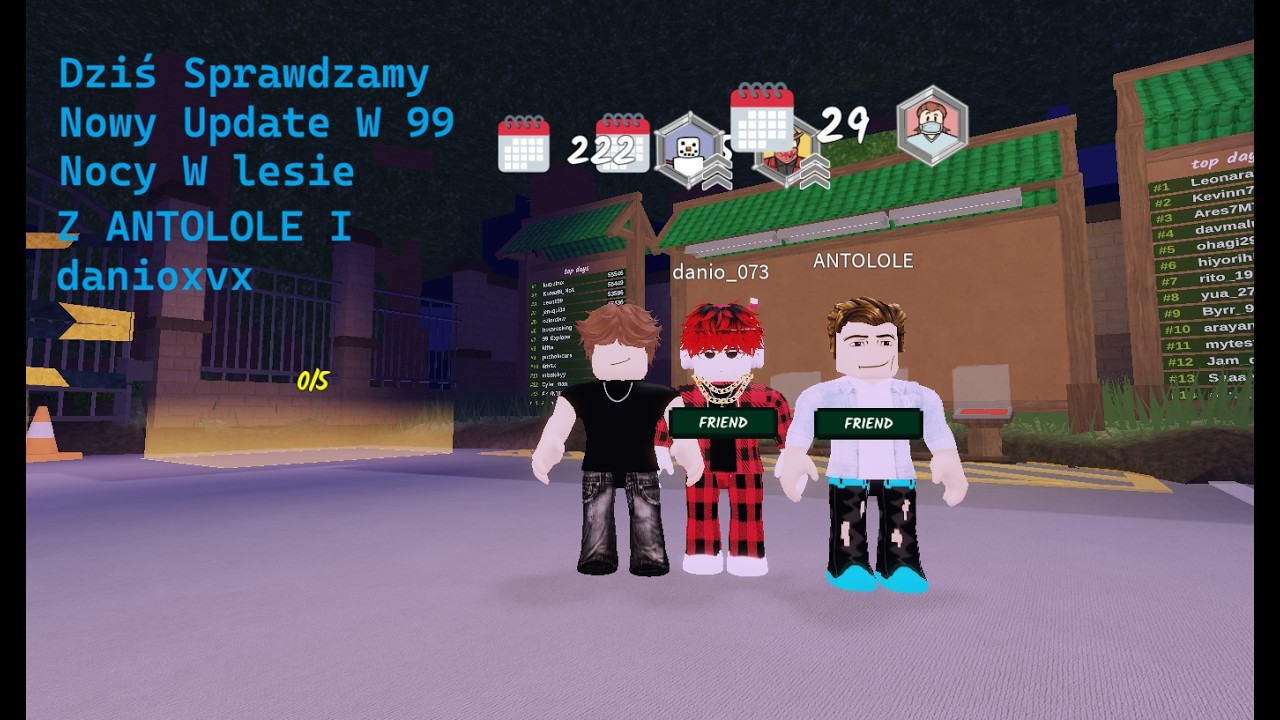 Dziś Sprawdzamy Nowy Update W 99 Nocy W Lesie Z Danioxvx i ANTOLOLE