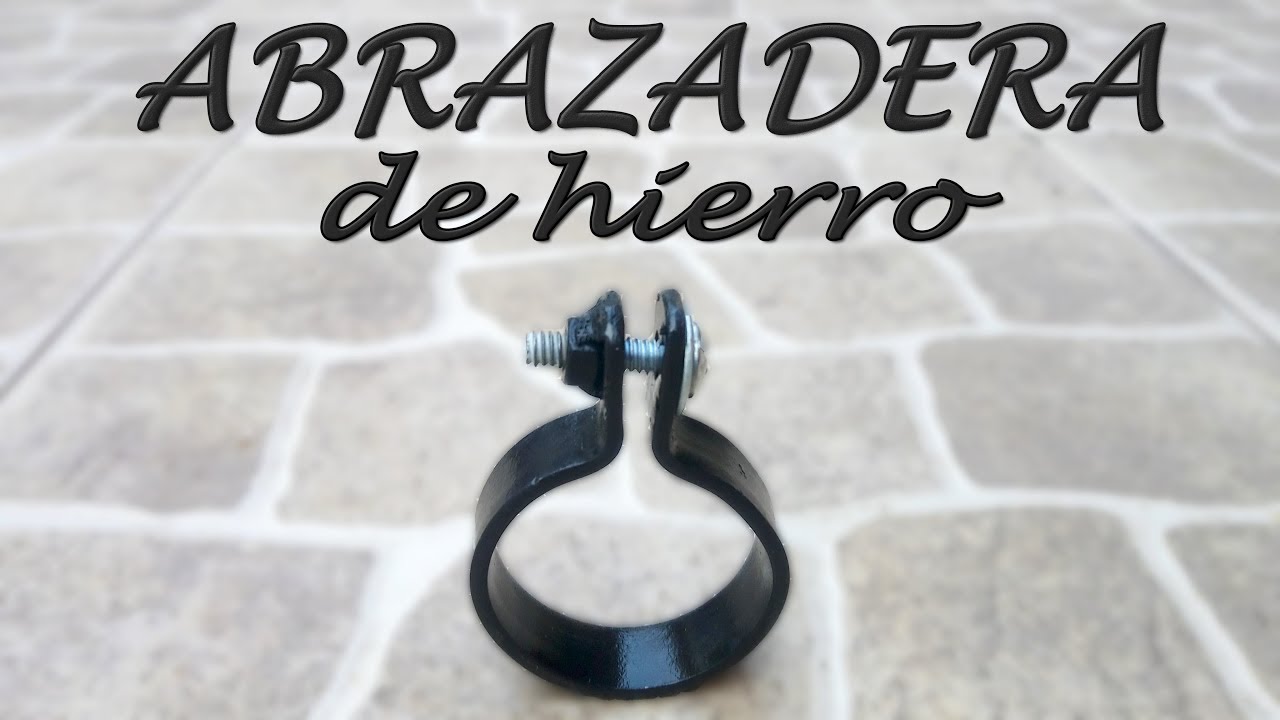 ABRAZADERA DE HIERRO, para abrazos bien fuertes