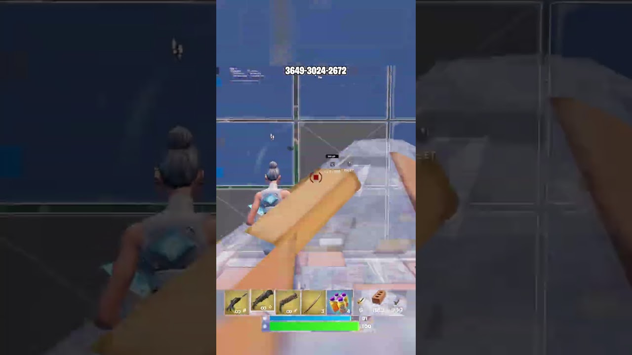 Я ПОЧТИ ПОПАЛА В НЕГО... 😔 #luckyblockrace #fortnite #fortnitefunny