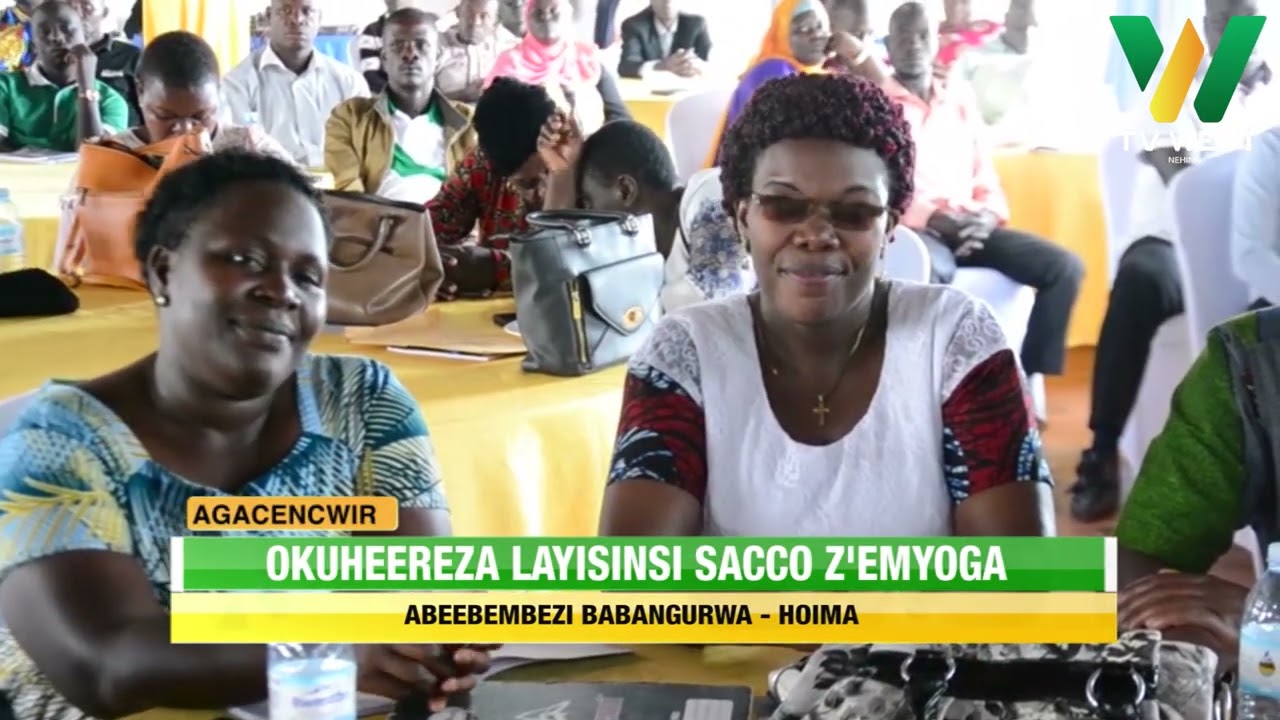 AGACENCWIRE: Okuheereza layisinsi sacco z'emyoga, abeebembezi babangurwa.