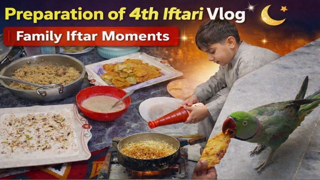 4th Roza Iftari Preparation at Home 🌙 | Beautiful Family Iftar Moments