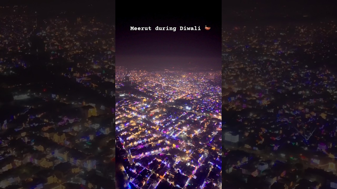 Apna Meerut ❤️ #diwali #funny #meerutvlogger #meerut #vlog #meerutgram #diwali2025 #meerutnews