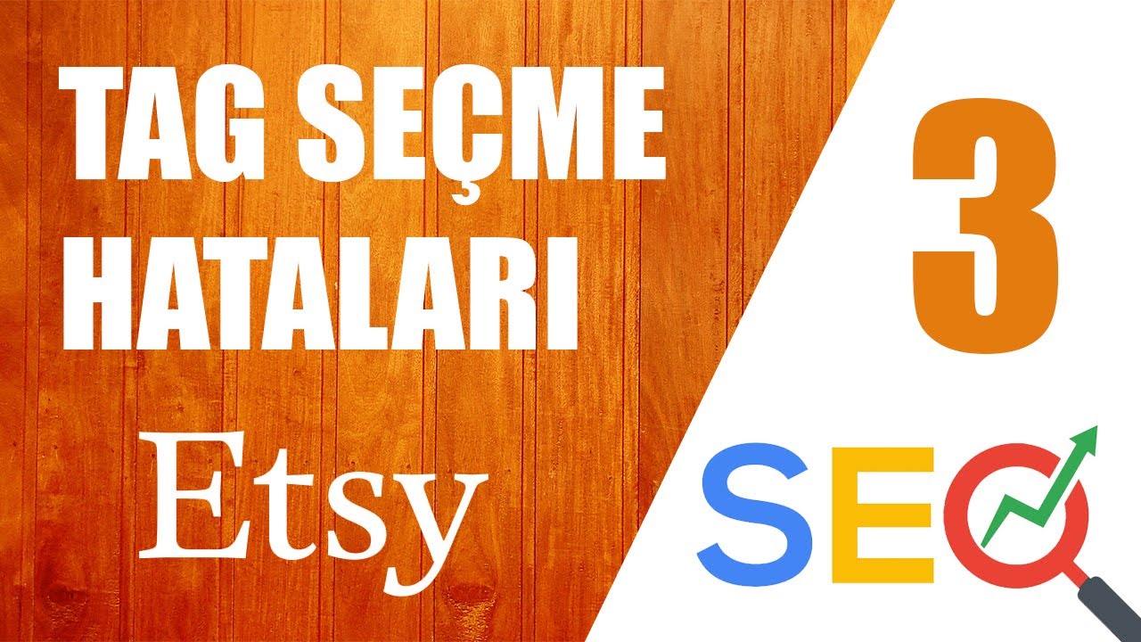ETSY SEO Ders 3 - Yeni Dükkanlar için Anahtar Kelime Seçme ETSY Eğitimi
