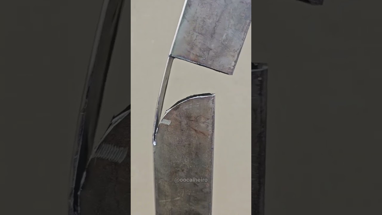 corte para dobrar metalon em 90 graus