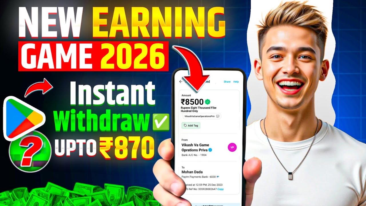 New Earning App Without Investment | Online Game Earn Money | How to Earn Money Without Investment