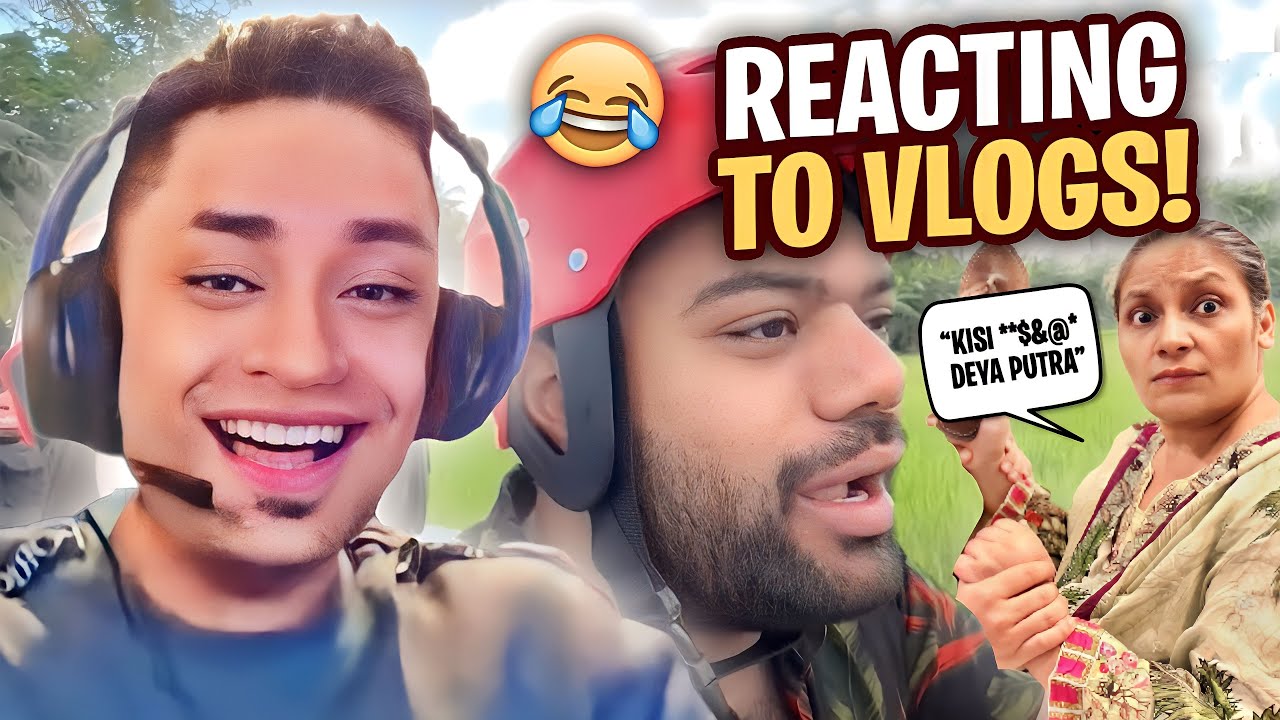 REACTING TO PAKISTANI VLOGGERS #3 😂 ft DUCKY BHAI & BABA OP - MRJAYPLAYS