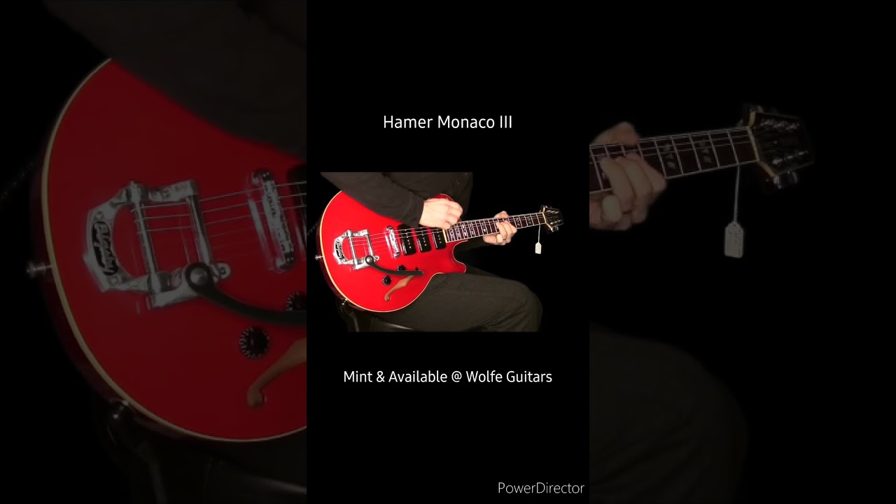 2007 Hamer Monaco III from Jay Wolfe's Private Collection. Up for sale @ Wolfe Guitars! #hamer