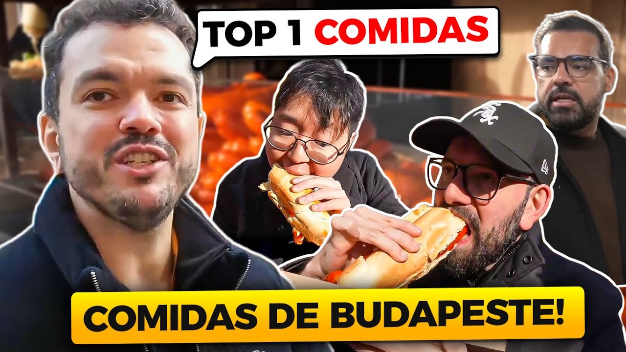 GAULES e a TRIBO COMENDO COMIDAS TÍPICAS DE BUDAPESTE!