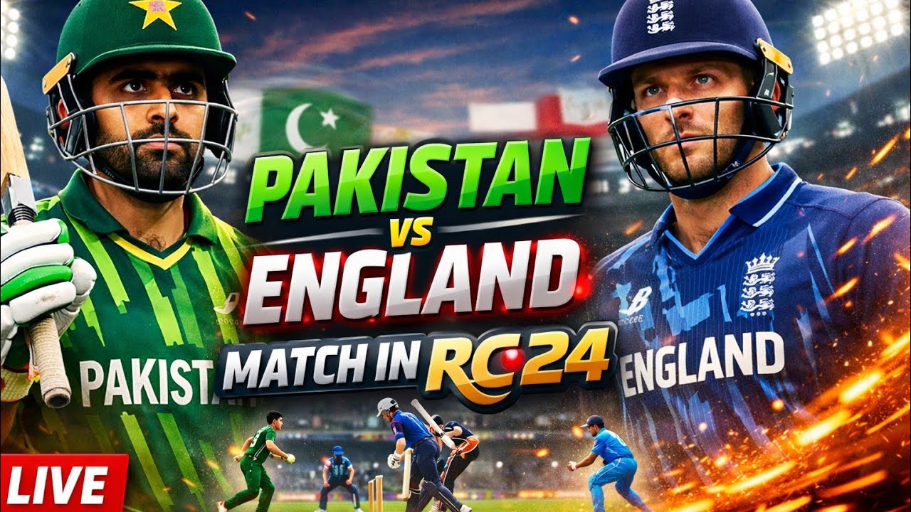 Pakistan vs England match in rc24 / RC24 gameplay
