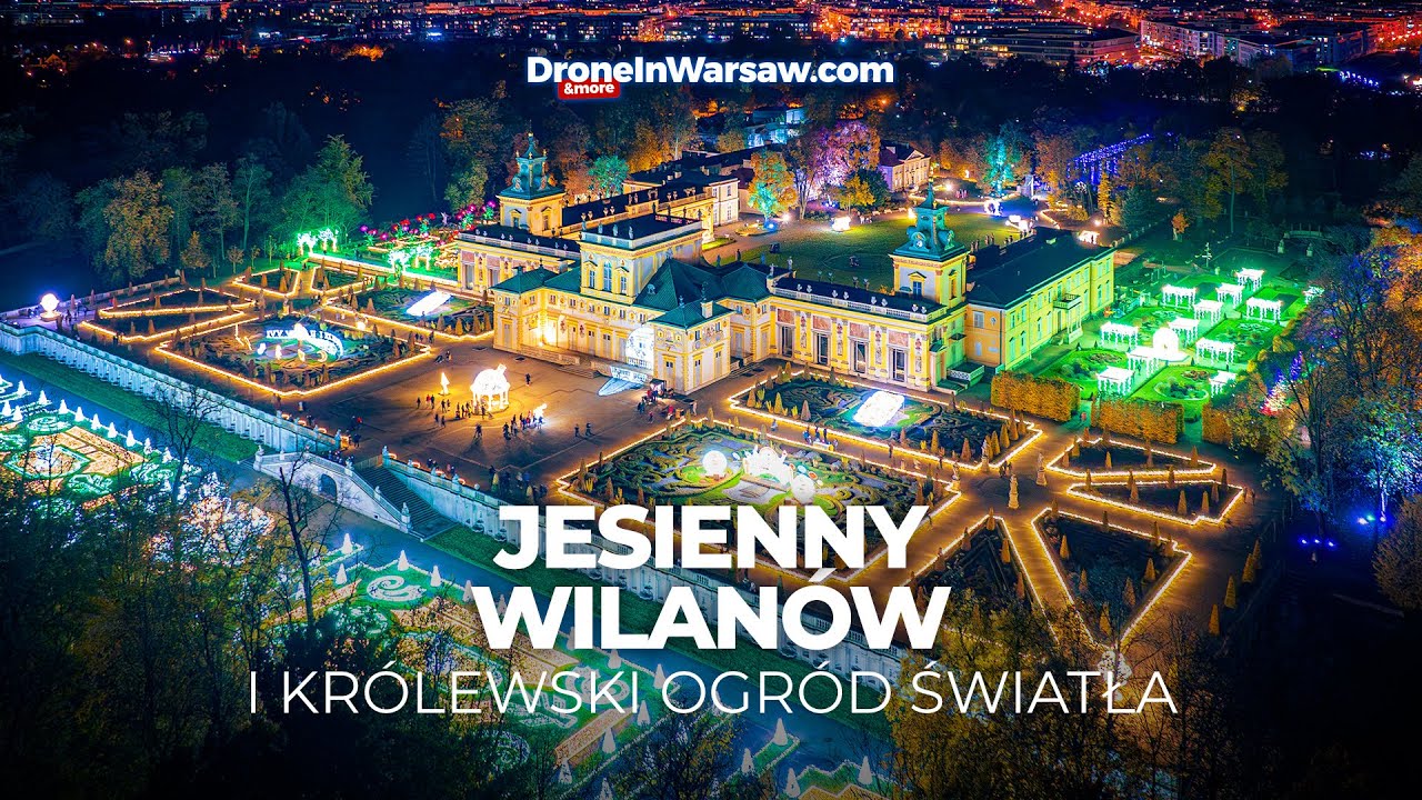 Jesienny Wilan&oacute;w i Kr&oacute;lewski Ogr&oacute;d Światła (4K)