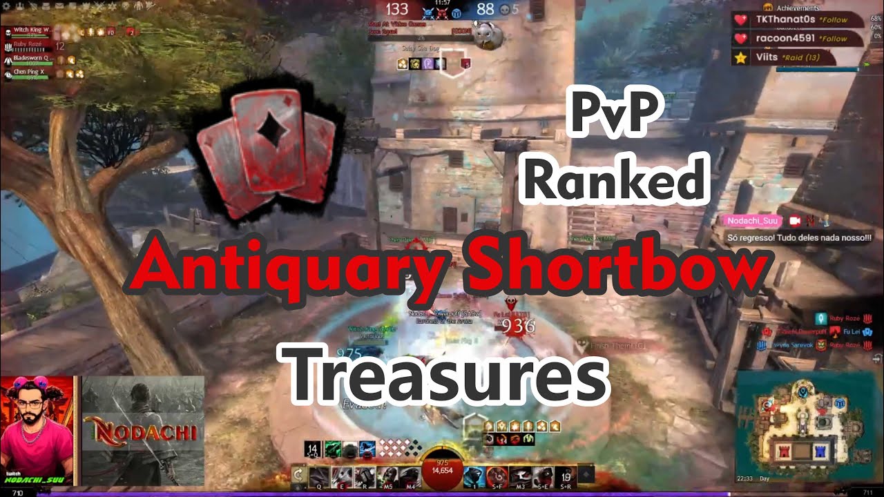 Antiquary Shortbow Dagger Pistol Treasures PvP Ranked - Guild Wars 2