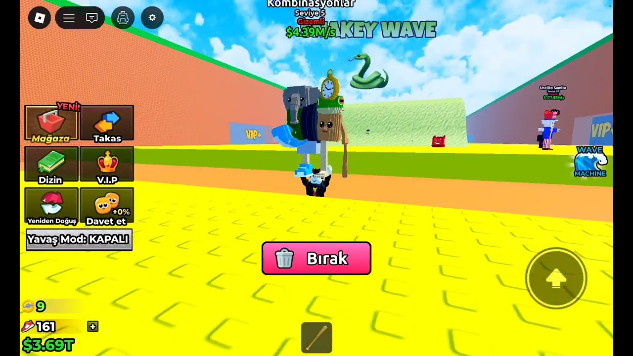 RUN FROM THE TSUNAMI FOR BRAINROT! I GOT GÖKSEL    Brainrots için tsunamiden kaç.! GÖKSEL ALDIM!