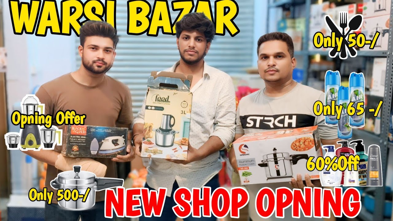 New Shop Opening | Warsi Bazar | Kuch bhi Lo Offer | Mumbra Market | Discount Bazar