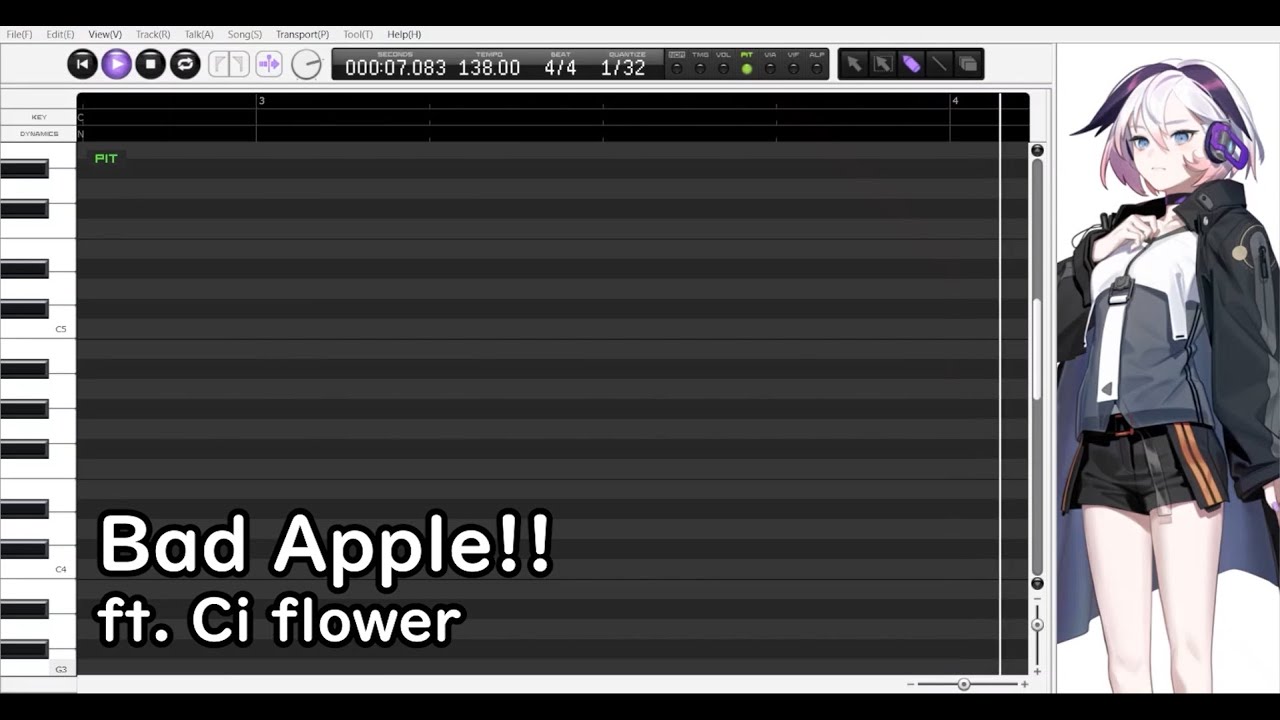 【Ci flower】Bad Apple!!【CeVIO AIカバー】