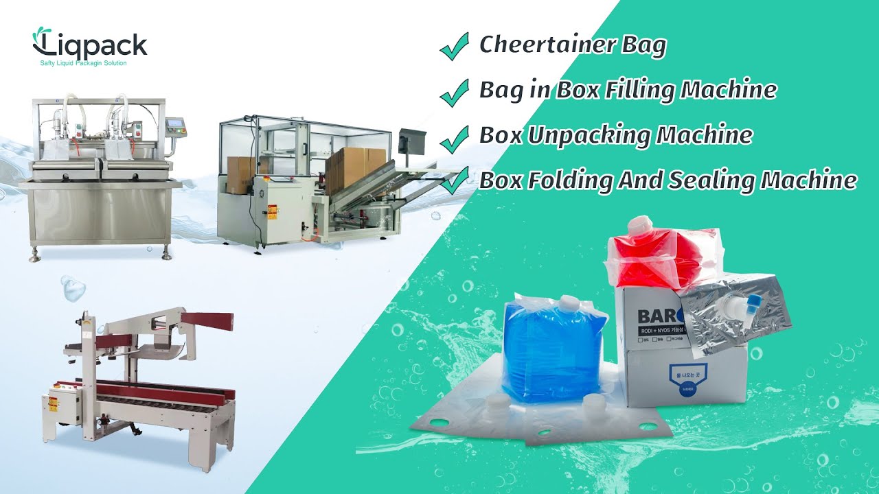 Manufacture filling lines, box openers, sealing machines to match our Cheertainer packaging