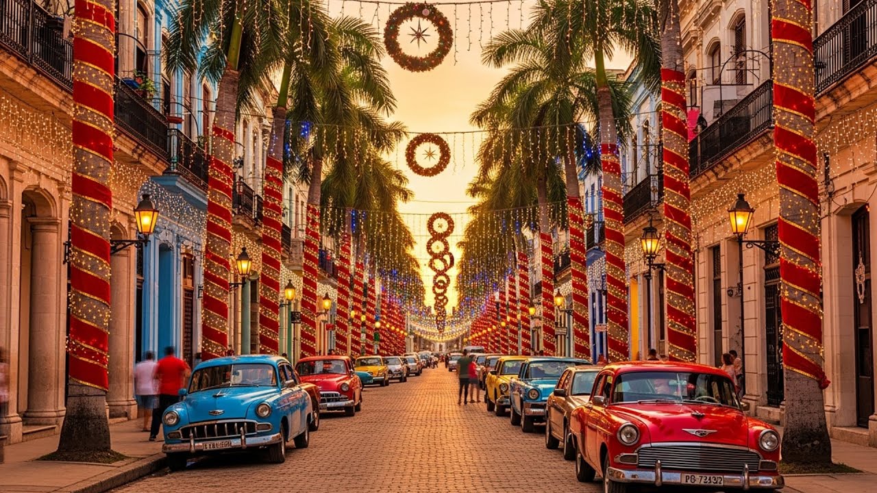 Cuban Christmas Mix 🎄 Son Cubano, Cha Cha & Latin Jazz | Havana Nights | Cameron Lee