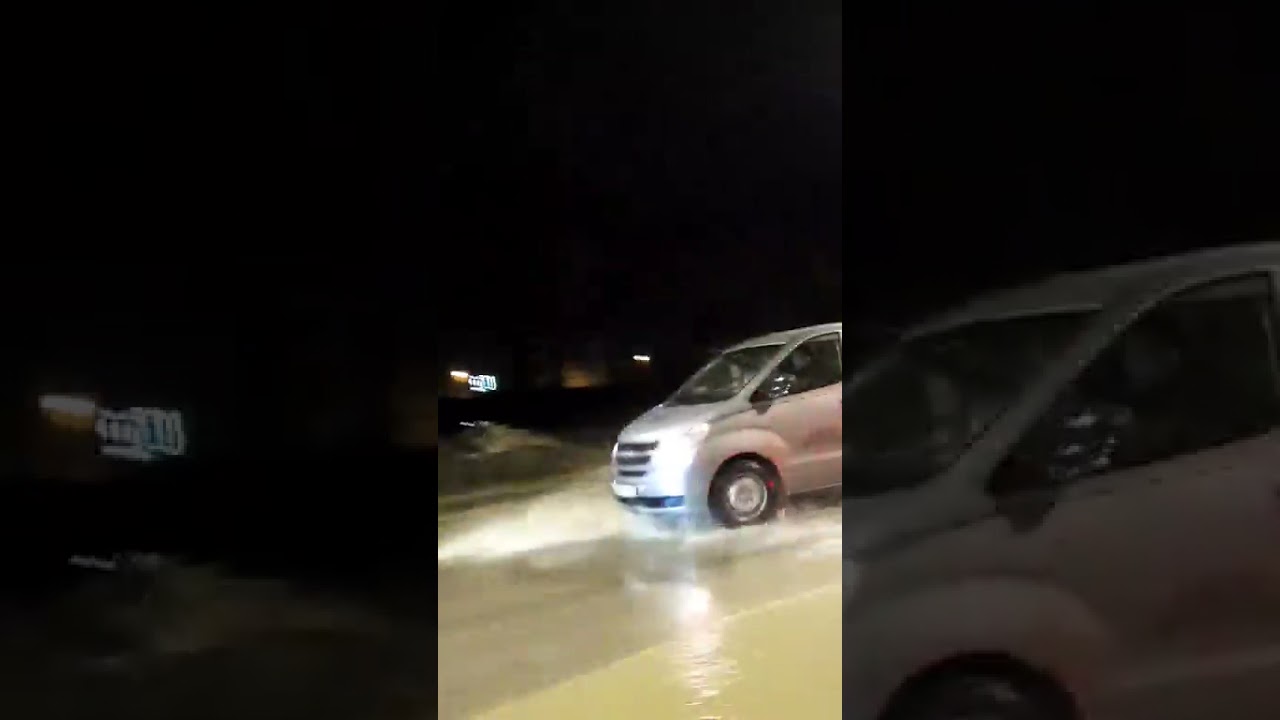 عاجل السيول والفيضانات تحاصر سكان مجمع سكني بطريق البحرين وطريق المطار بطنجة