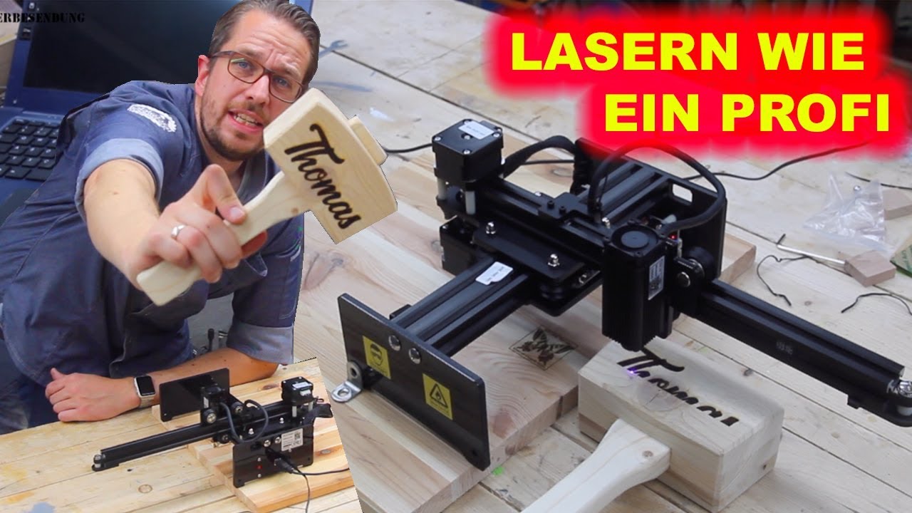 Gravieren wie beim Profi⎮NEJE Master 3500 mW⎮Holz Laser Graviergerät Laserengraver Graviermaschine