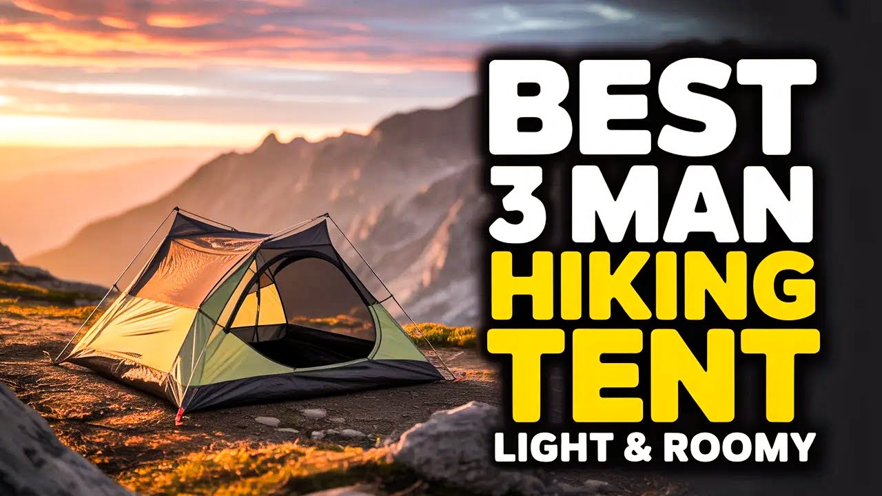 Top 6 Best 3 Man Hiking Tent 2026!🔥🔥
