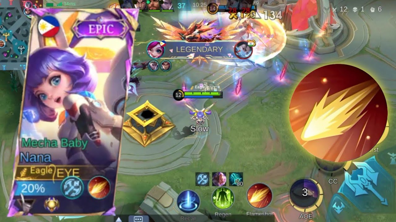 #PART 173 || TOP GLOBAL BUILD OF NANA || OMG DAMAGE😱😱 || ONLY GORD || #gaming #gameplay #mlbb #ml
