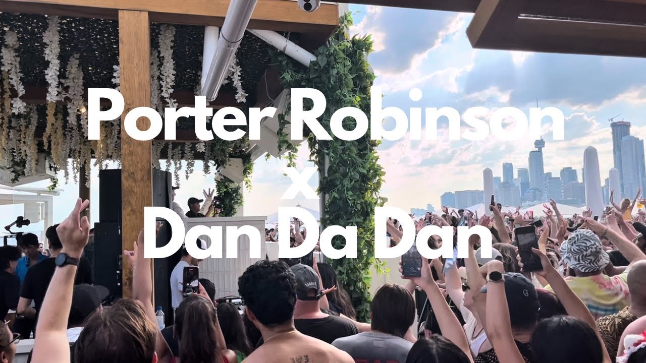 Porter Robinson Plays the Dan Da Dan OP (Otonoke - Creepy Nuts) during his DJ Set in Toronto