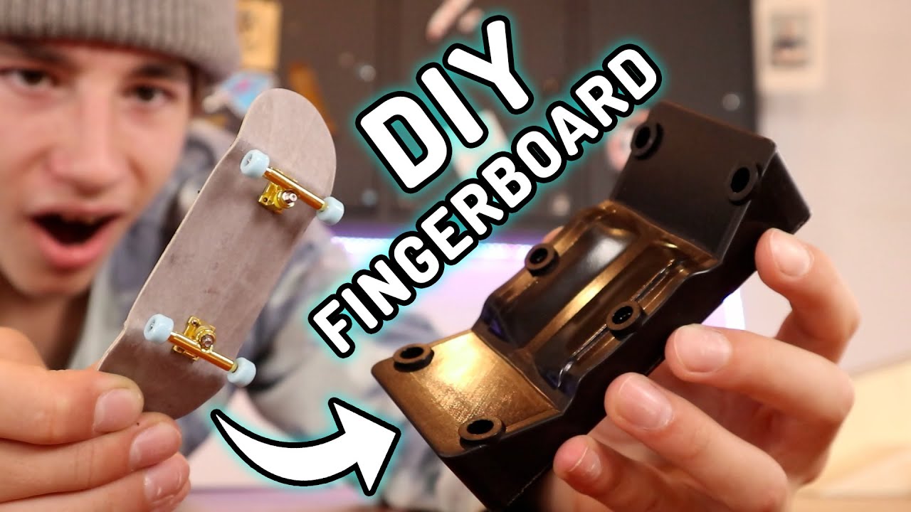 I Made A WOODEN Fingerboard With a Budget Mold