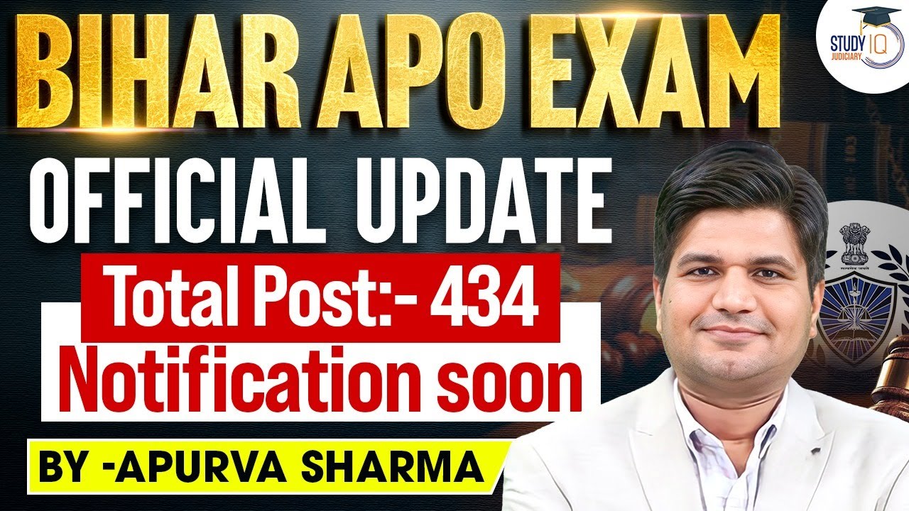 Bihar APO Exam 2026 | Official Update | Total Post:- 434 | Notification Out ? By:- Apurva Sharma