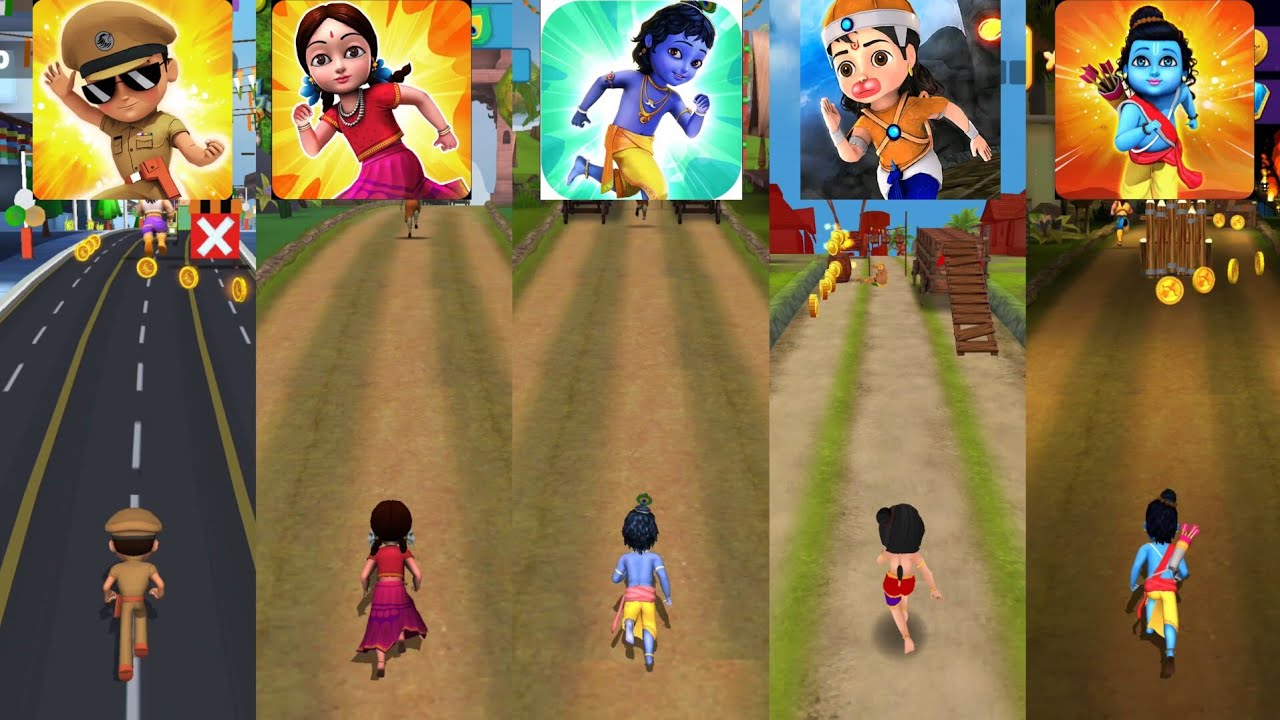 Little Singham 🆚 Little Radha 🆚 Little Krishna 🆚 Little Hanuman 🆚 Little Ram