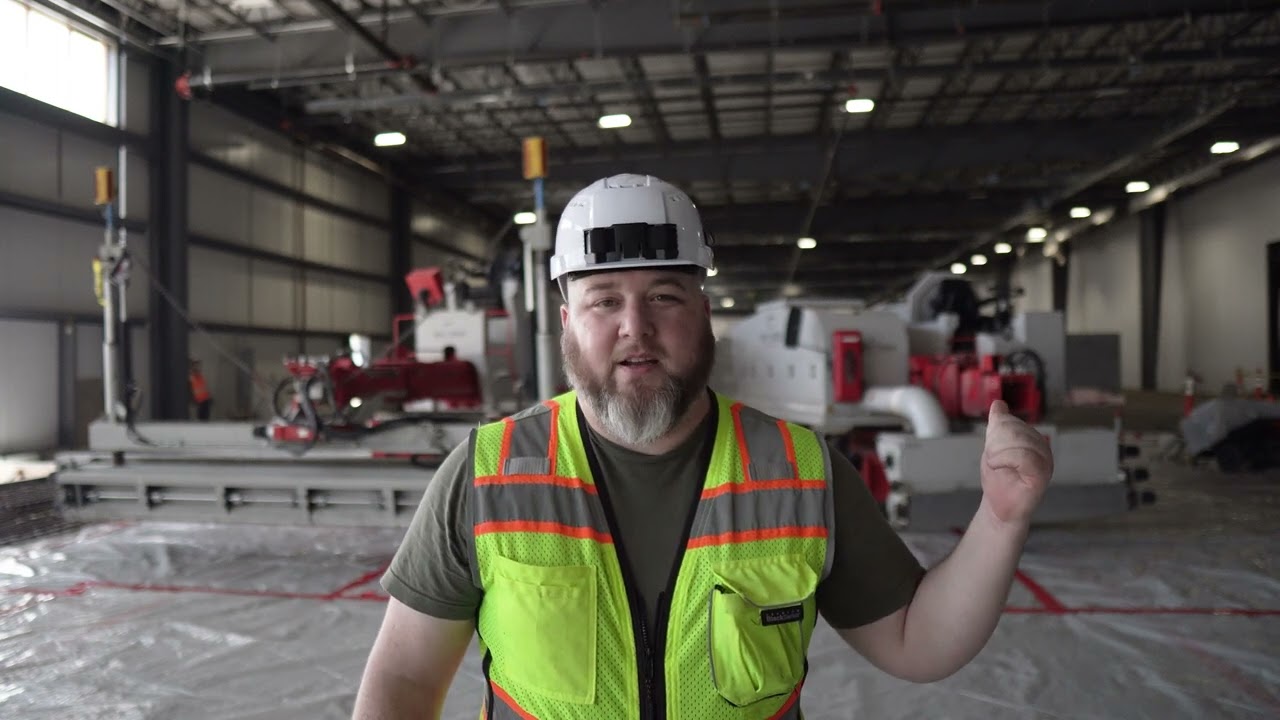 Topp & Screed USA TS5000 Topping Spreader in action | Atlanta, GA concrete pour
