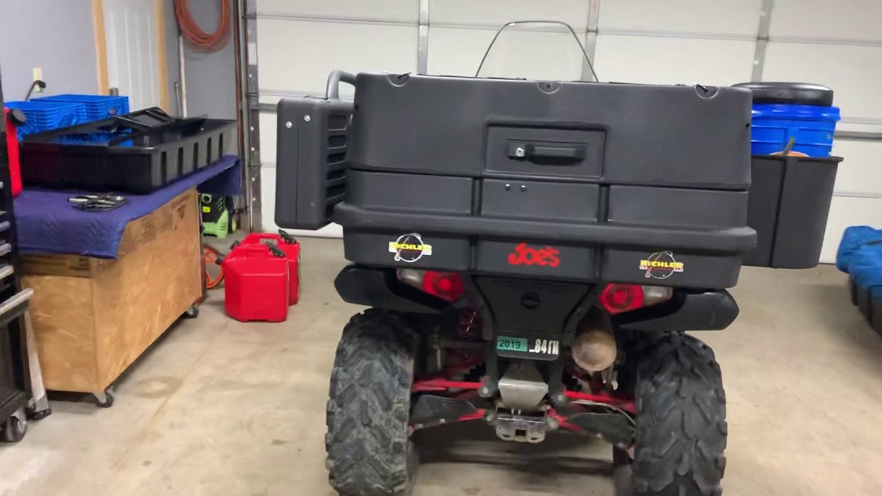 Ice Fishing ATV Setup