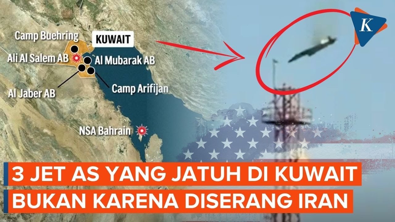 Bukan Diserang Iran, 3 Jet Tempur AS yang Jatuh di Kuwait Ternyata Korban Salah Tembak