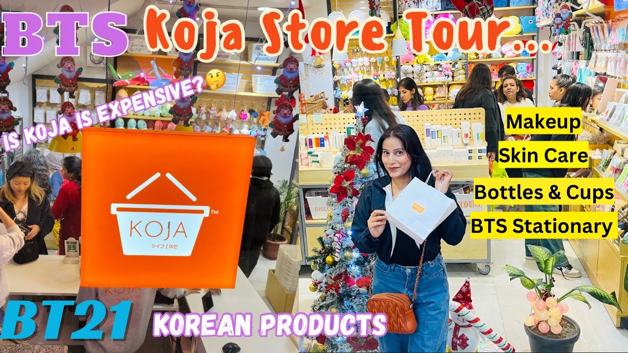 Exploring Koja Store in Majnu Ka Tila | BT21💜|Complete Tour With Prices | Korean Market in Delhi🤩