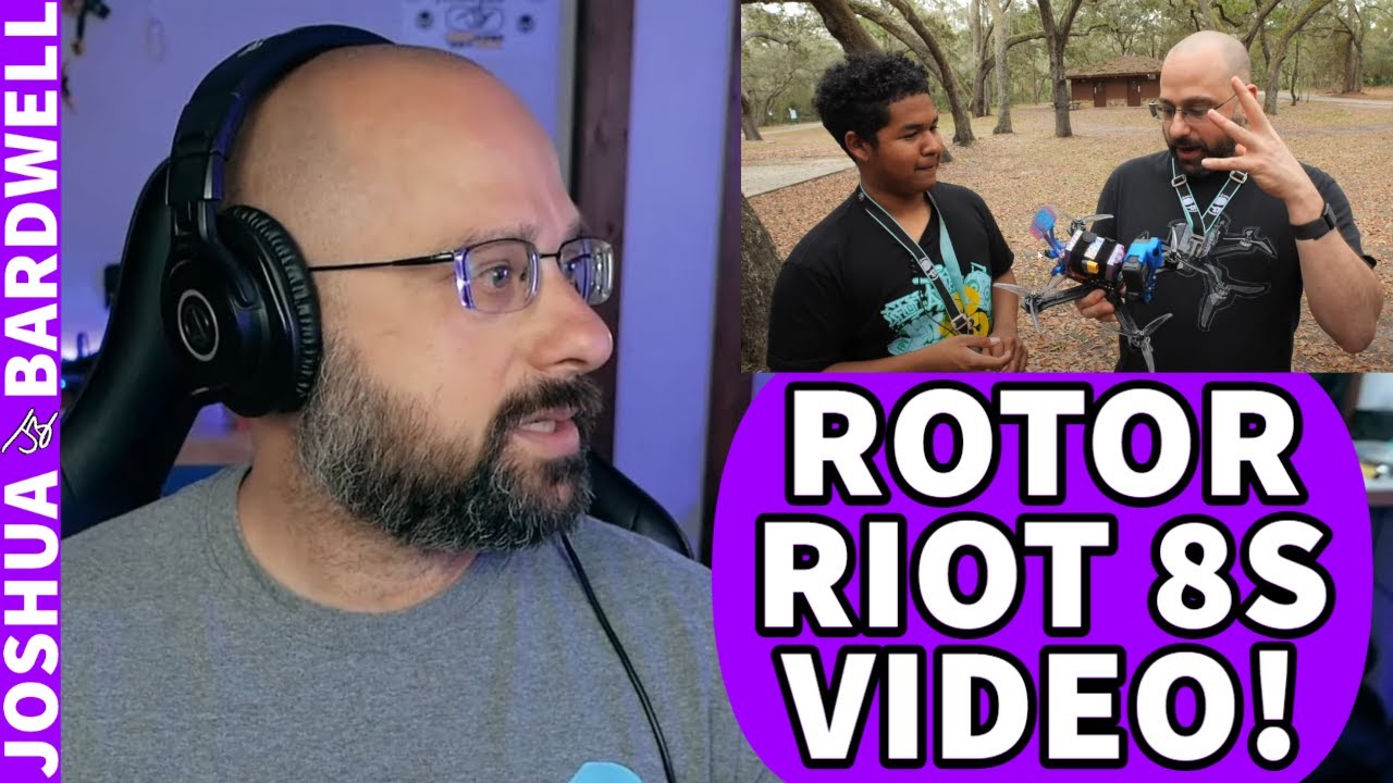 Bardwell Talks About The 8s Rotor Riot Video! - FPV Chat